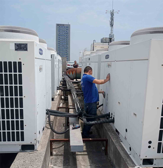 爱民中央空调制热和不制冷系统维修方法